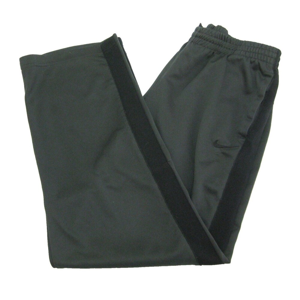 NIKE Men's Size Large Gray Athletic Track Pants Sweatpants 2 Pockets Drawstring